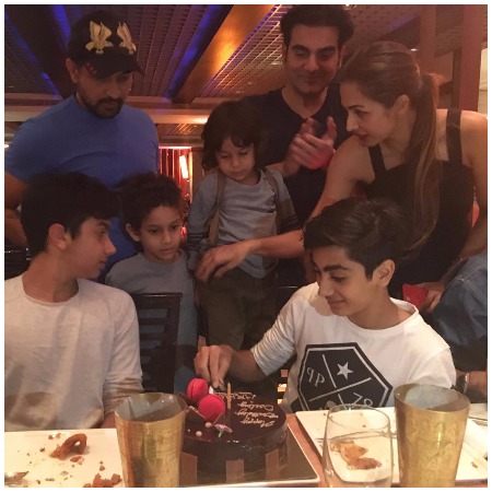 Arbaaz Khan and Malaika Arora's son arhaans birthday