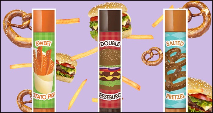 Move Over Fruits! Now Try Cheeseburger,Sweet Potato Fry and Salted Pretzel Lip Balm!