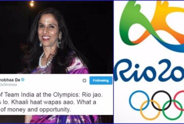 Shobhaa De Makes a Rude Comment About Olympic Players, and Celebrities Respond