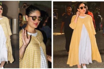 Airport Spotting: Kareena Kapoor Khan’s Maternity Style at Airport is Classy and Chic