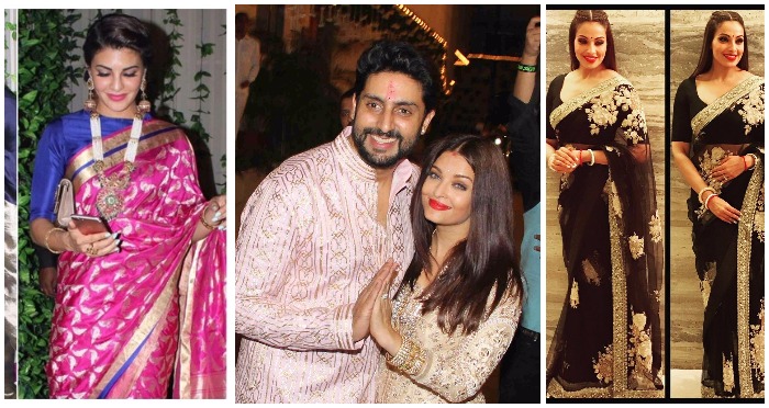 Who Wore What: B-Town Celebrities Go Glam At Bachchan’s Diwali Bash!