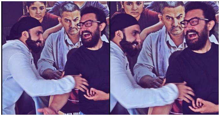 Aww! When Ranveer Singh Embarrassed Aamir Khan, and Made Latter Blush