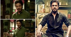 SRK in 'Raees' Style sent this message on new year