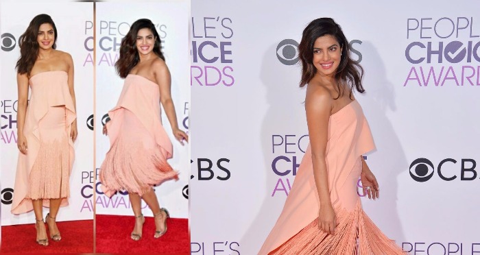 OMG!! Priyanka Chopra’s Style Quotient at People’s Choice Awards 2017 is Up and We are Loving The No-Makeup Look