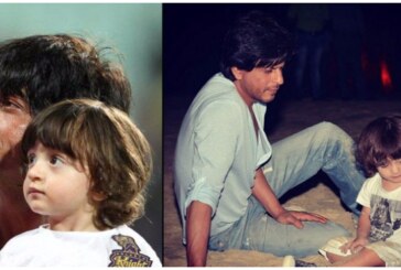 Shah Rukh Khan and Abram: Two Studs Taking A Late Night Walk On The Beach