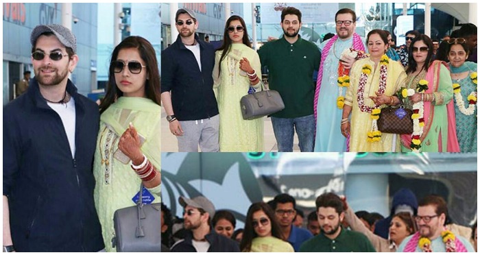 Just Married! The First Post-Marriage Pictures of Neil Nitin Mukesh and Wife Rukmini Sahay