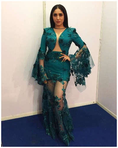 Neha Bhasin Best Dressed Bollywood Actors at Mirchi Music Awards 2017