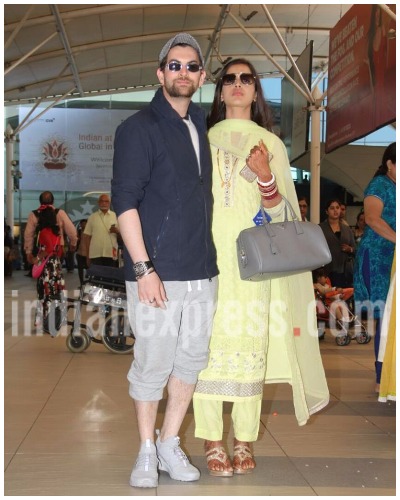First Post-Marriage Pictures of Neil Nitin Mukesh Rukmini Sahay