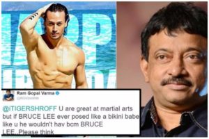 Ram Gopal Varma calls Tiger Shroff bikini bebe gay