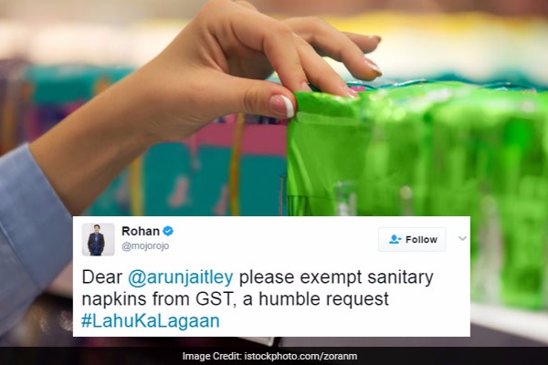 Bollywood Tweets Arun Jaitley, Requested To Curb Taxes On Sanitary Napkins With #LahuKaLagaan