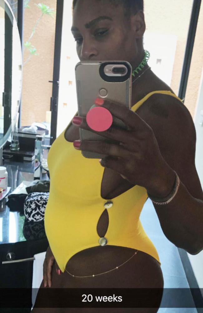 Serena Williams pregnant snap 