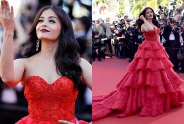 Cannes Film Festival 2017: Aishwarya Rai Bachchan in Ralph & Russo Red Tulle Gown Look Sizzling Hot!