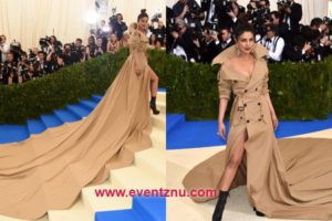 Priyanka Chopra Met Gala 2017 In Ralph Lauren's longest Trench Coat