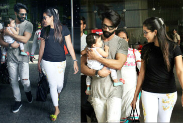Damn Cute: Misha Kapoor With Daddy Shahid and Mommy Mira Spotted At Airport!