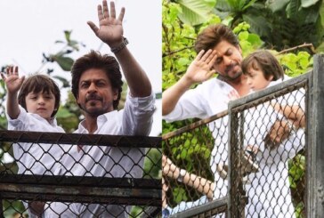 Watch: Shah Rukh Khan, Son AbRam Greet Fans In Signature Style On Eid At Mannat!