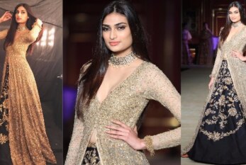 ICW 2017 Day 3: Athiya Shetty Dazzles In Black And Gold As Showstopper For Shyamal-Bhumika!