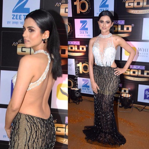 Riddhi Dogra at Zee Gold Awards 2017