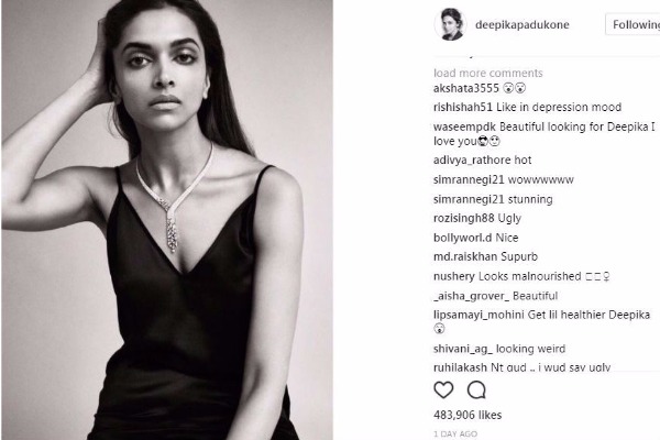 Body Shaming: Deepika Padukone Gets Trolled On Instagram For Being Too Skinny!