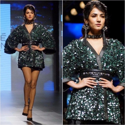 Sonal Chauhan for Sonal Verma in Lakme Fashion Week '17