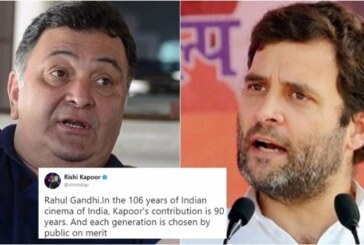 Twitterati Trolled Rishi Kapoor For Giving Dynasty Lessons To Rahul Gandhi; His Reply Proves That You Can’t Knock Him Down!