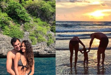 PHOTOS: Lisa Haydon & Dino Lalvani Rings In First Wedding Anniversary With Their Son, Along Beach Side