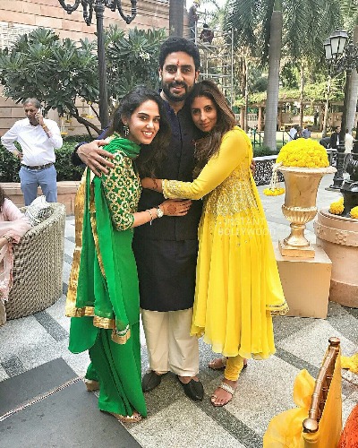 Abhishek Bachchan-Shweta at the wedding
