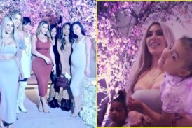 Kim Kardashian, Kanye West Threw Amazing Cherry Blossom Theme Baby Shower For Third Baby
