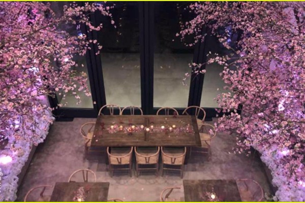 Kim Kardashian, Kanye West Cherry Blossom Baby Shower For Third Baby