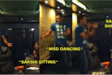 WATCH: MS Dhoni’s Adorable Dance To Desi Boyz Song, Wife Sakshi Laughs Uncontrollably!