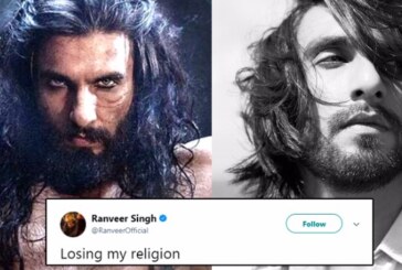 Padmavati’s Khilji Ranveer Singh Captioned A Picture ‘Losing My Religion’, Gets Heavily Trolled