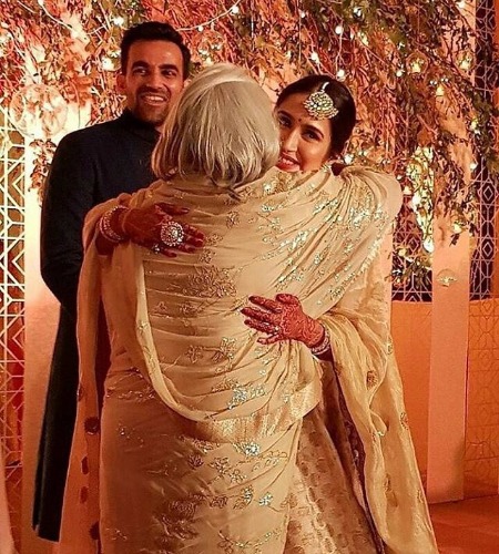 Anuhska Sharma, Virat Kohli Sagarika Ghatge, Zaheer Khan's Wedding Reception