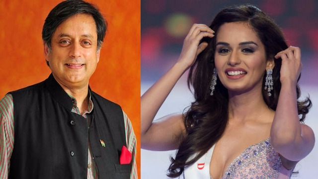 Miss World Manushi Chhillar’s Classic Response To Shashi Tharoor, On His ‘Chhillar’ Pun