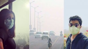 Varun Dhawan, Parineeti Chopra, Arjun Kapoor Videos Delhi Smog