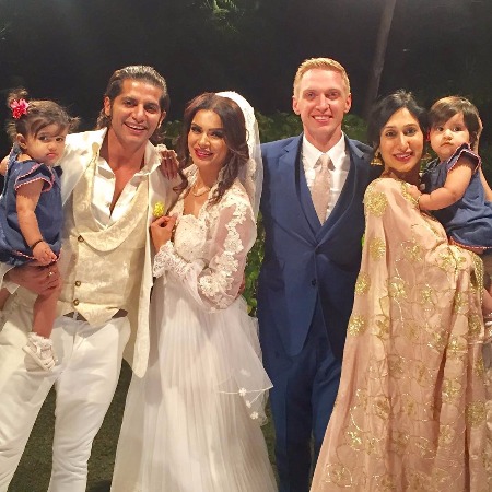 Aashka Goradia Brent Goble's Christian Wedding