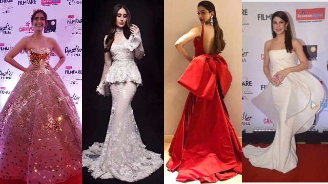 Miss World Manushi Chhillar, Sonam Kapoor, Kareena Kapoor, Deepika Glitter At Filmfare Glamour & Style Awards 2017