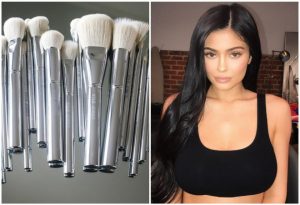 Kylie Jenner Slammed For Makeup brush set