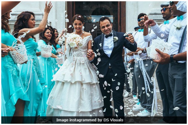 Actress Surveen Chawla Shares Her Fairy-tale Wedding Pics From Italy!