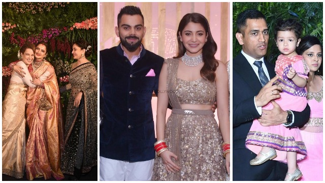 Inside Photos: SRK, Madhuri, Kangana, Dhoni At Virushka’s Grand Wedding Reception In Mumbai!
