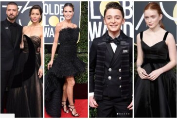 Golden Globes 2018: Seth Myers To Host & Celebs Walk The Red Carpet In Black Dress