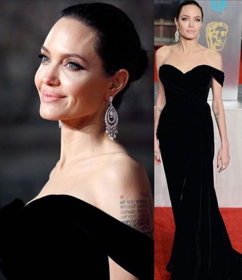 Angelina Jolie Best Dressed BAFTA 2018