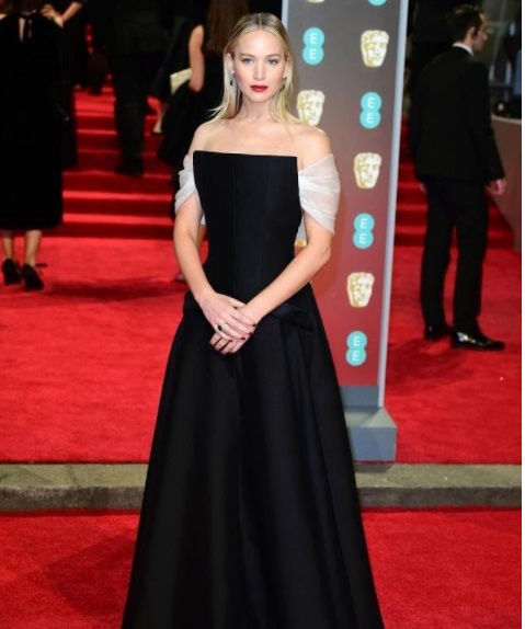 Jennifer Lawrence Best Dressed BAFTA 2018