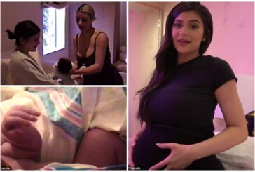 BREAKING: Kylie Jenner Announces Birth Of A Baby Girl, Shares Video Of Her Pregnancy!