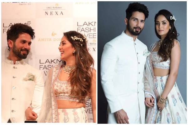 Shahid Kapoor- Mira Rajput Walk Hand-in-Hand As Showstoppers For Anita Dongre At Lakme Fashion Week 2018 Day1