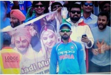 Watch Virat Kohli’s Gesture After Seeing Virushka’s Wedding Banner At Ind vs SA 2nd ODI