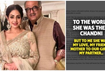Boney Kapoor’s Emotional Note On Losing Sridevi: “Our Lives Will Never Be The Same Again”