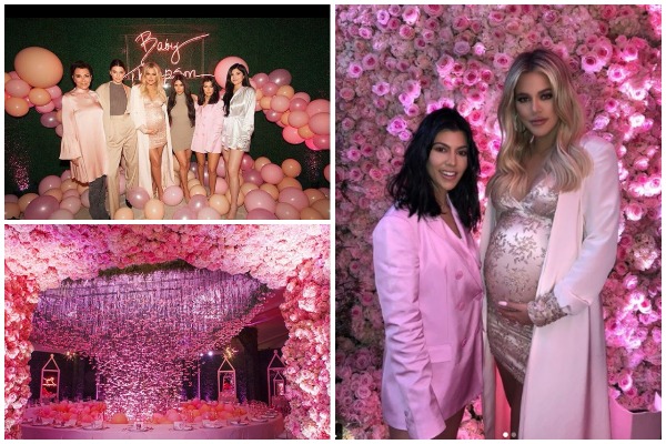 Inside Pics: Khloé Kardashian’s Luxurious Baby Shower Is All Pink and Beautiful