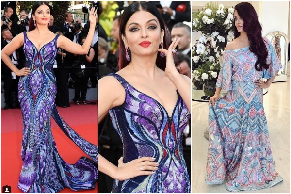 Aishwarya Rai Bachchan Shows Off Her Curves In A Butterfly Dress At Cannes 2018