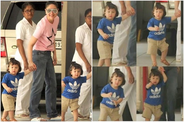 Not Just Taimur’s Summer Bun Hairstyle, His Poses For Shutterbugs Are Also Cute; See Pics