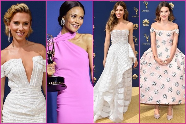 Emmys 2018: Scarlett Johansson – Colin Jost, Jessica Biel – Justin Timberlake, Heidi Klum Slays Emmys Red Carpet Look