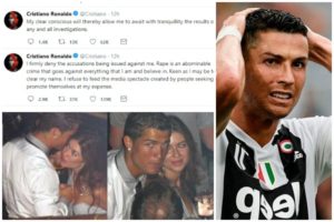 Cristiano Ronaldo rape Kathryn Mayorga